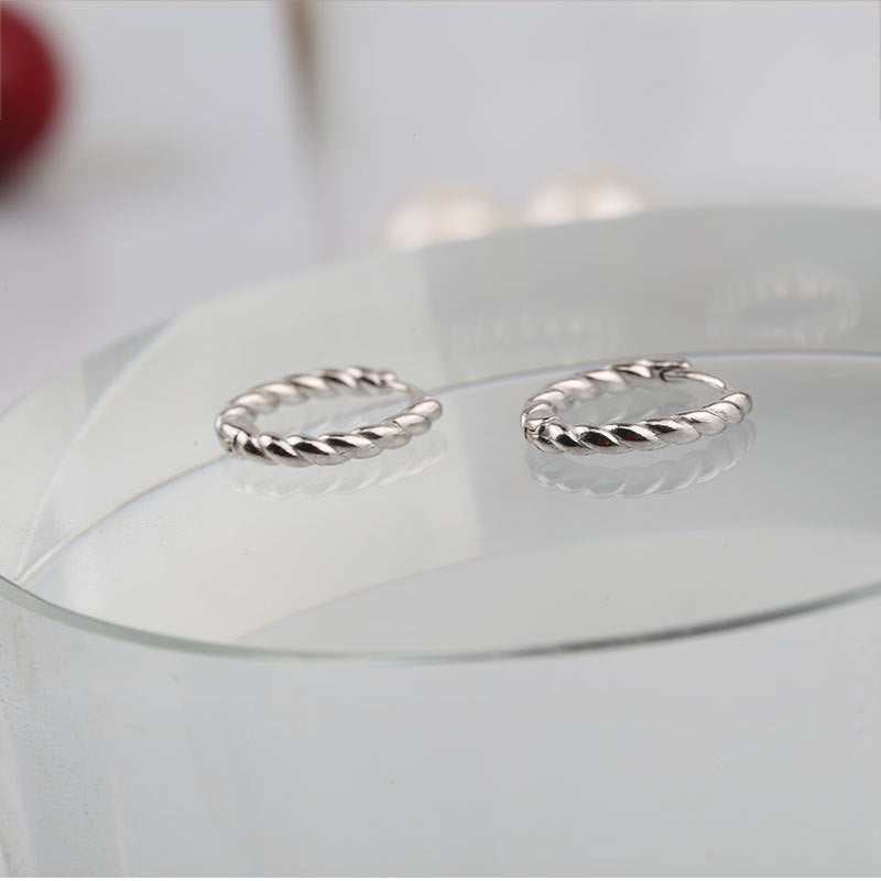 Korean S925 pure silver earrings