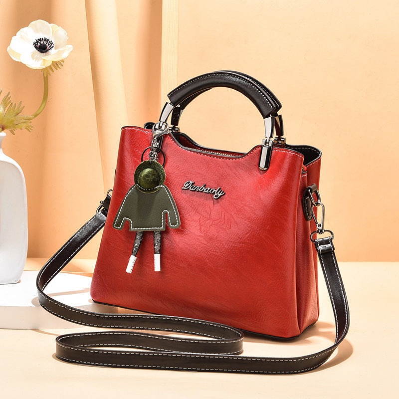 Luxury Simple Retro Small Handbag Women