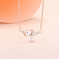 925 Pure Silver Moon Spring Small Crowd Clavicle Chain