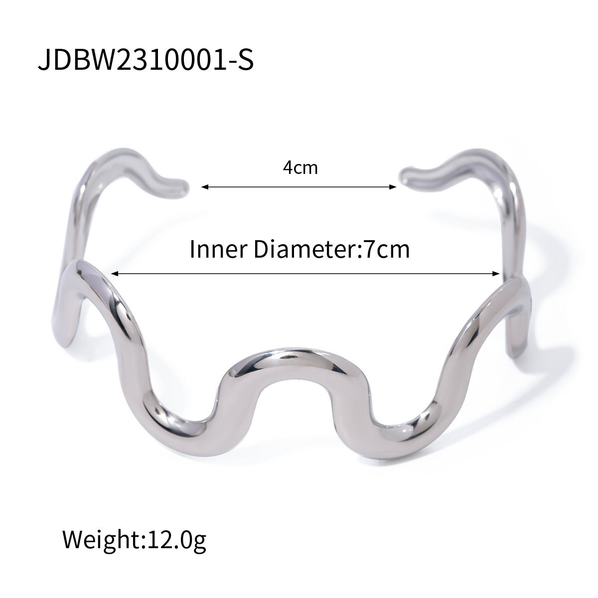 European And American INS Style Titanium Steel Bracelet 18K Gold