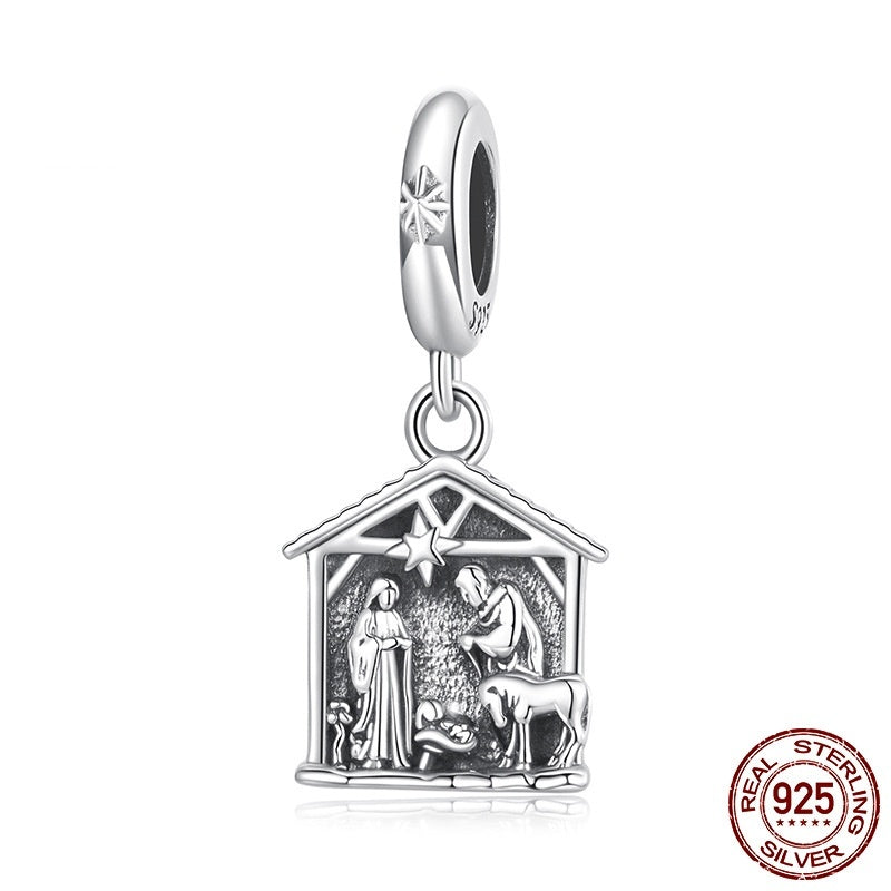 S925 Pure Silver Ornament Accessories Characters