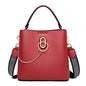 Multifunctional soft leather diagonal bag