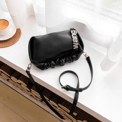 Luxury  Cloud Bag Soft Leather Large-Capacity Messenger Small Shoulder Bag