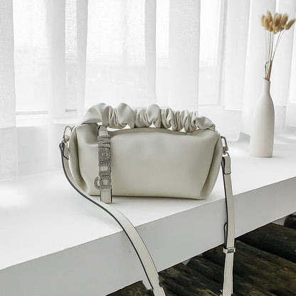 Luxury  Cloud Bag Soft Leather Large-Capacity Messenger Small Shoulder Bag