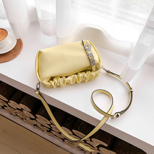 Luxury  Cloud Bag Soft Leather Large-Capacity Messenger Small Shoulder Bag