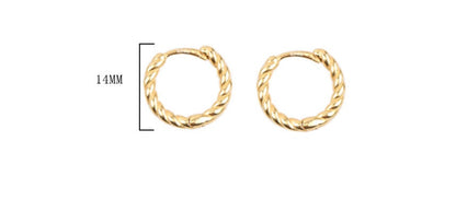 Korean S925 pure silver earrings