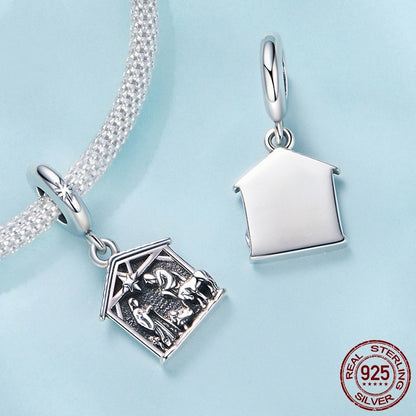 S925 Pure Silver Ornament Accessories Characters