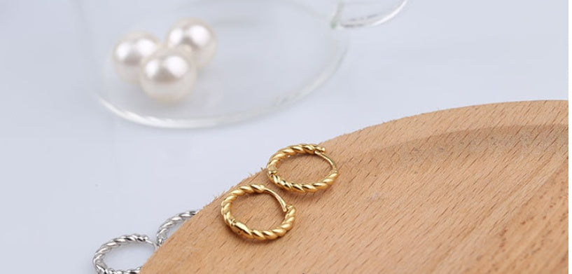 Korean S925 pure silver earrings