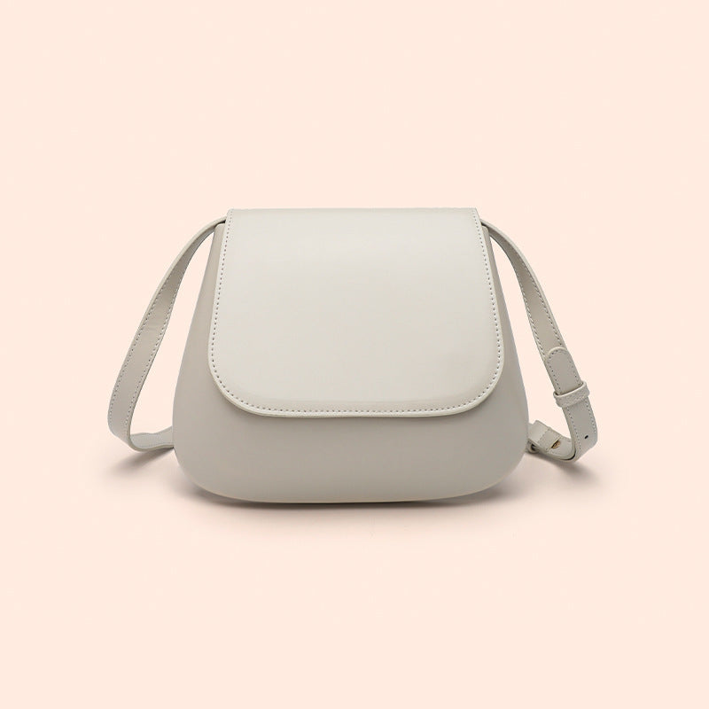 Crossbody Bag Vegan Leather Women Retro Small Saddle Satchel Shoulder Bag With Long Adjustable Strap