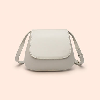 Crossbody Bag Vegan Leather Women Retro Small Saddle Satchel Shoulder Bag With Long Adjustable Strap