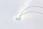 925 Pure Silver Moon Spring Small Crowd Clavicle Chain