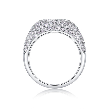 ❤️Shining Frenzy - A Wedding Ring Set With Top-quality Moissanite S925 Silver And Platinum-Diamond🔥.