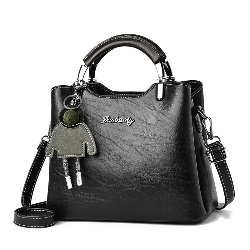 Luxury Simple Retro Small Handbag Women
