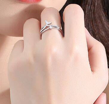 Personality Fashion 999 Pure Silver You Have Couple Rings