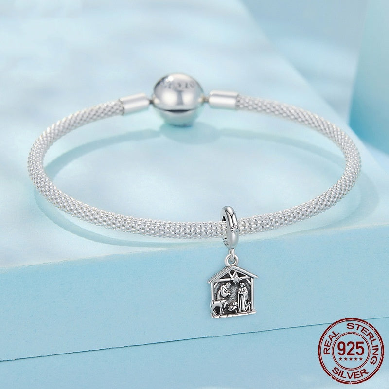 S925 Pure Silver Ornament Accessories Characters