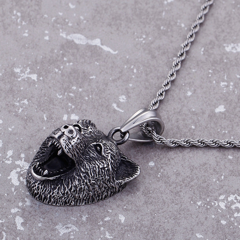 Head High Quality Metal Pendant Necklace