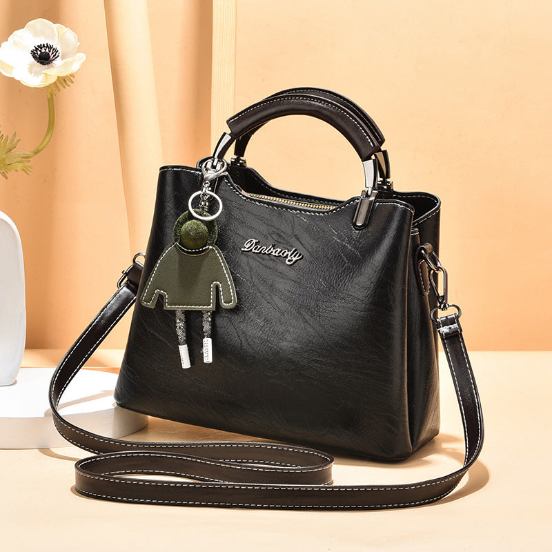 Luxury Simple Retro Small Handbag Women