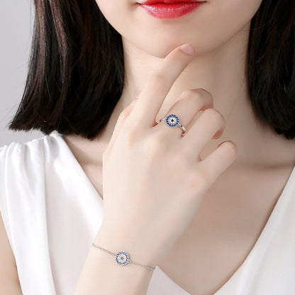 Pure 925 Sterling Silver Ladies Ring