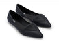 Ladies Fashion Pointed Shoes Color Blocking Flat