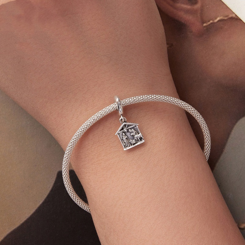 S925 Pure Silver Ornament Accessories Characters