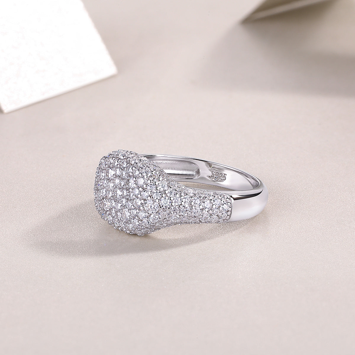 ❤️Shining Frenzy - A Wedding Ring Set With Top-quality Moissanite S925 Silver And Platinum-Diamond🔥.