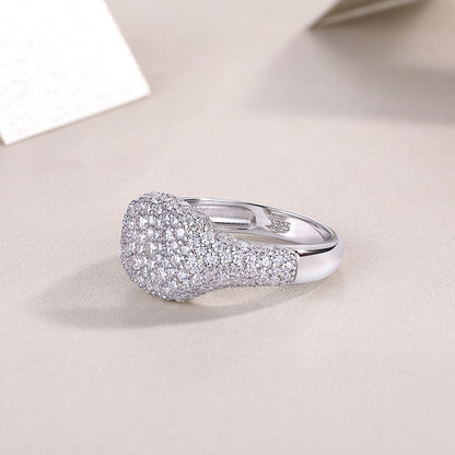 ❤️Shining Frenzy - A Wedding Ring Set With Top-quality Moissanite S925 Silver And Platinum-Diamond🔥.