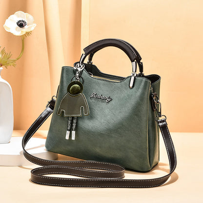 Luxury Simple Retro Small Handbag Women